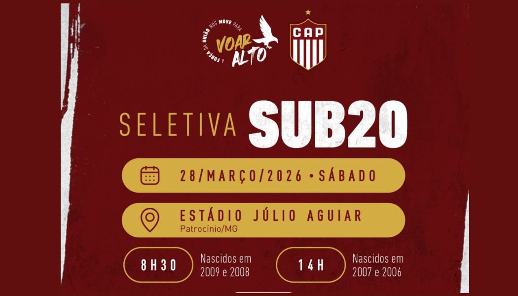 Seletiva oficial sub-20 – oportunidade para novos talentos do futebol