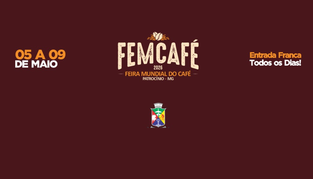 FemCafé 2026 terá programação diversificada com shows, rodeio e atrações do agronegócio em Patrocínio