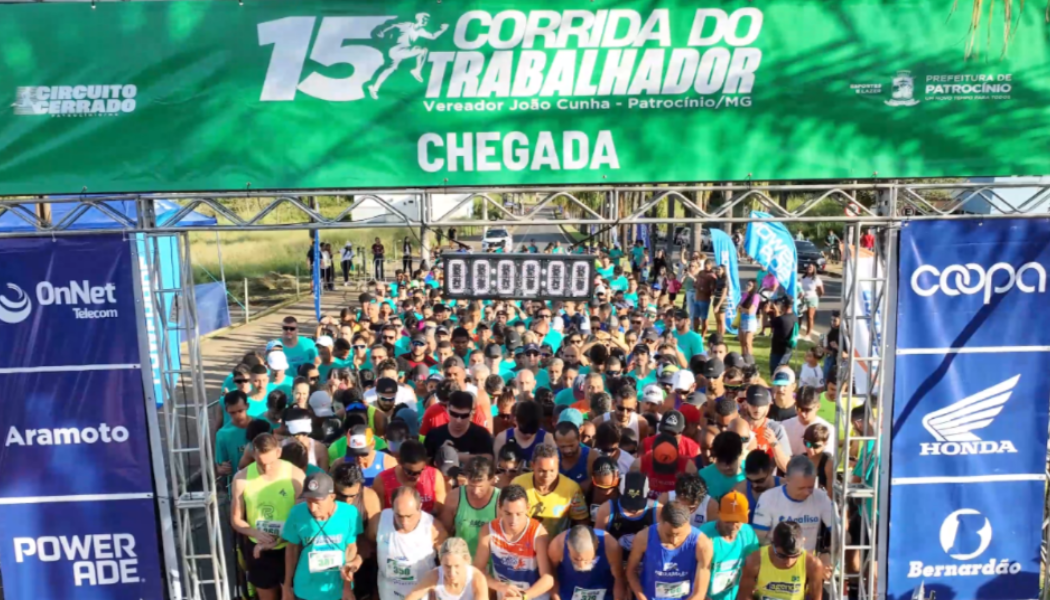 15ª Corrida do Trabalhador reúne mais de 400 atletas e marca abertura do Circuito do Cerrado 2026 em Patrocínio