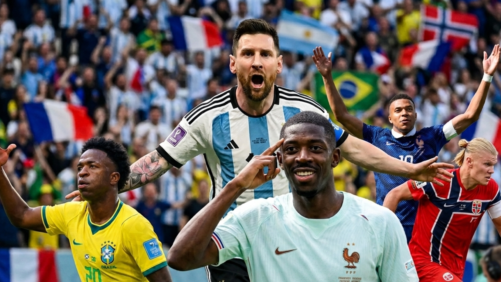 Dembélé marca três vezes, França goleia a Noruega e entra na disputa pela artilharia da Copa
