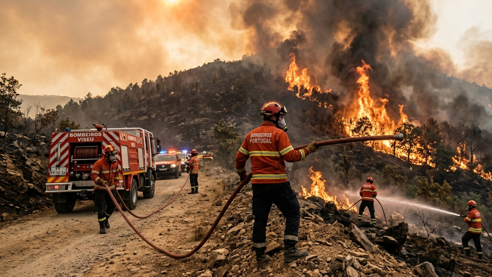 Onda de calor extremo provoca incêndios na Europa; Portugal pede ajuda internacional