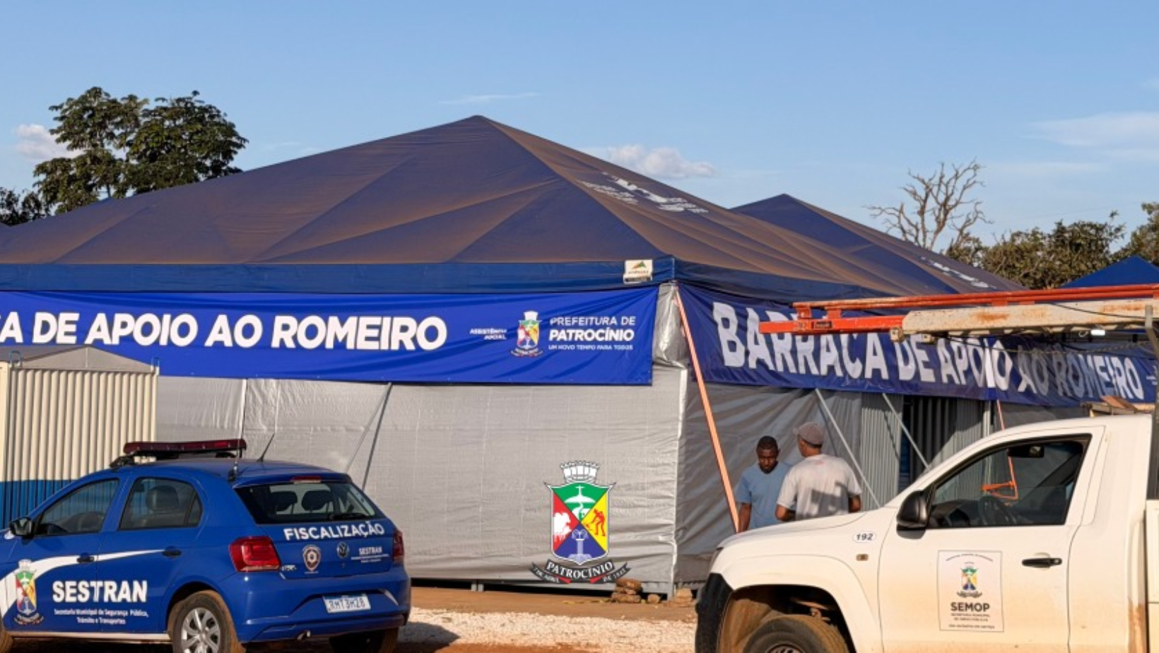 Governo Municipal inicia atendimento nas barracas de apoio aos romeiros nesta sexta-feira (31)