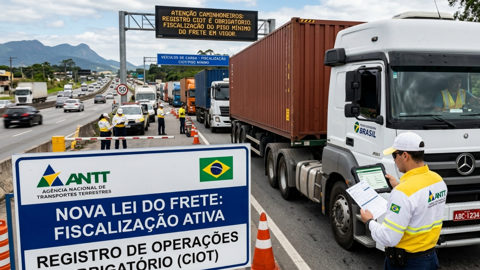Nova Lei do Frete reforça fiscalização e torna obrigatório registro das operações