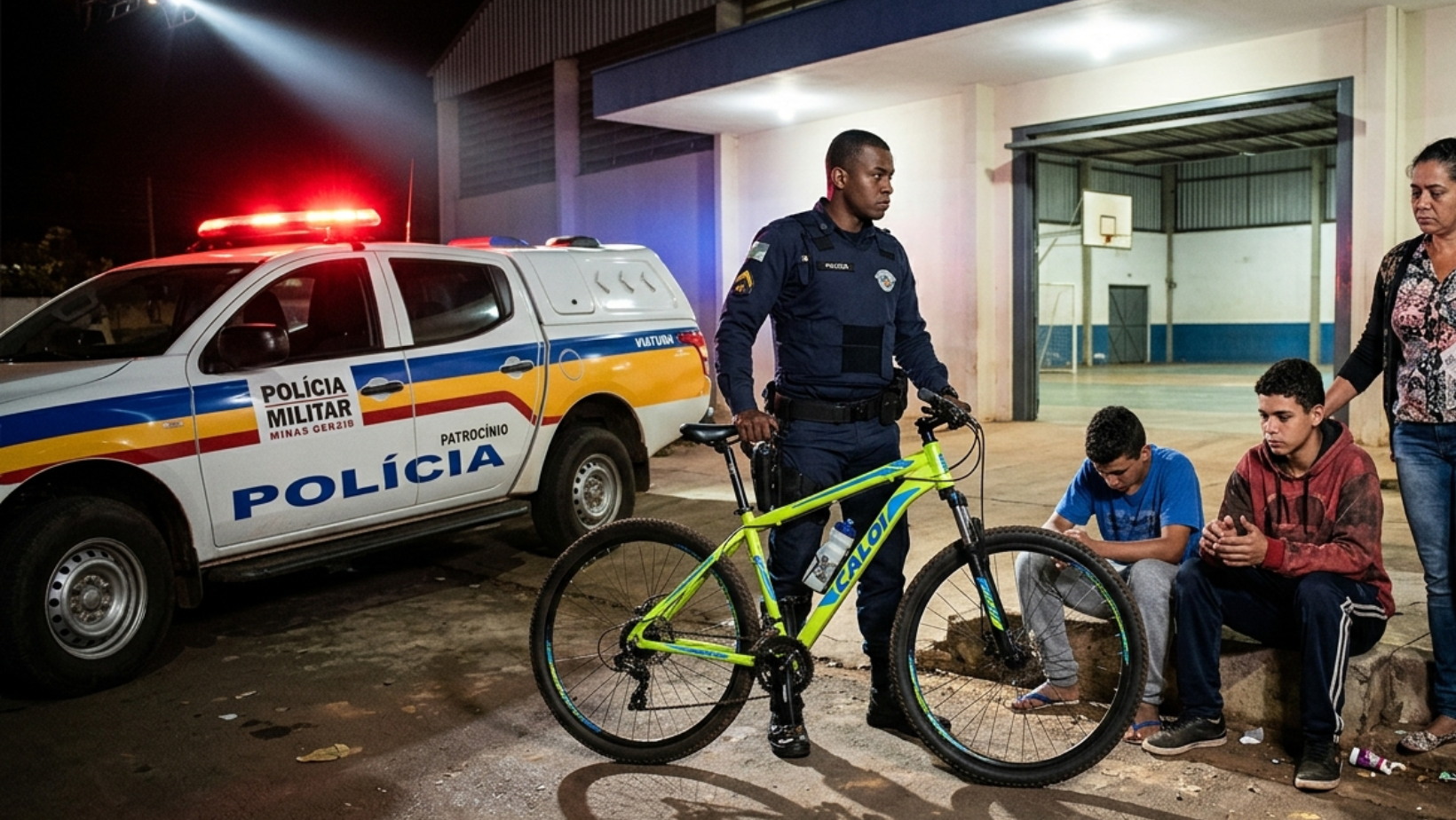 PM recupera bicicleta furtada em supermercado e apreende dois adolescentes em Patrocínio