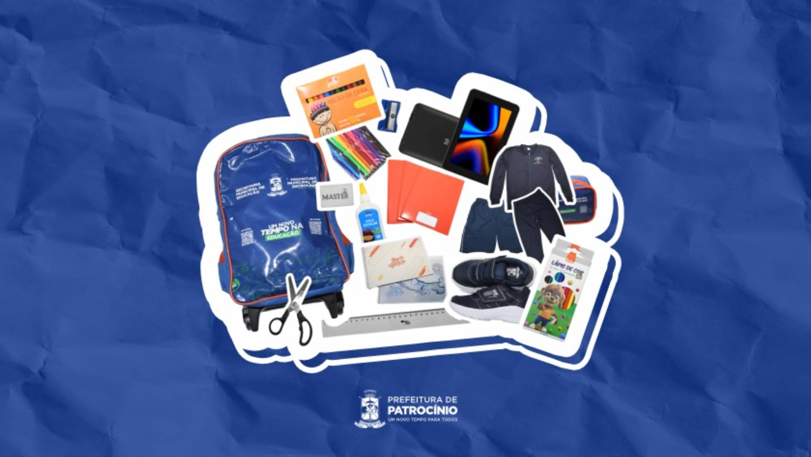 Governo Municipal abre licitação para aquisição de kits escolares para o ano letivo de 2027