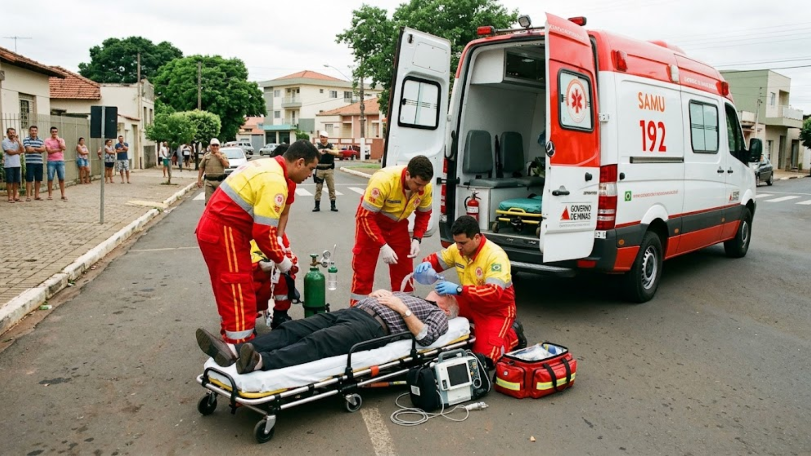 Homem é socorrido após sofrer parada cardiorrespiratória em Patrocínio